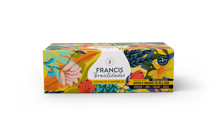 Kit Sabonetes em Barra Francis Brasilidades 80g