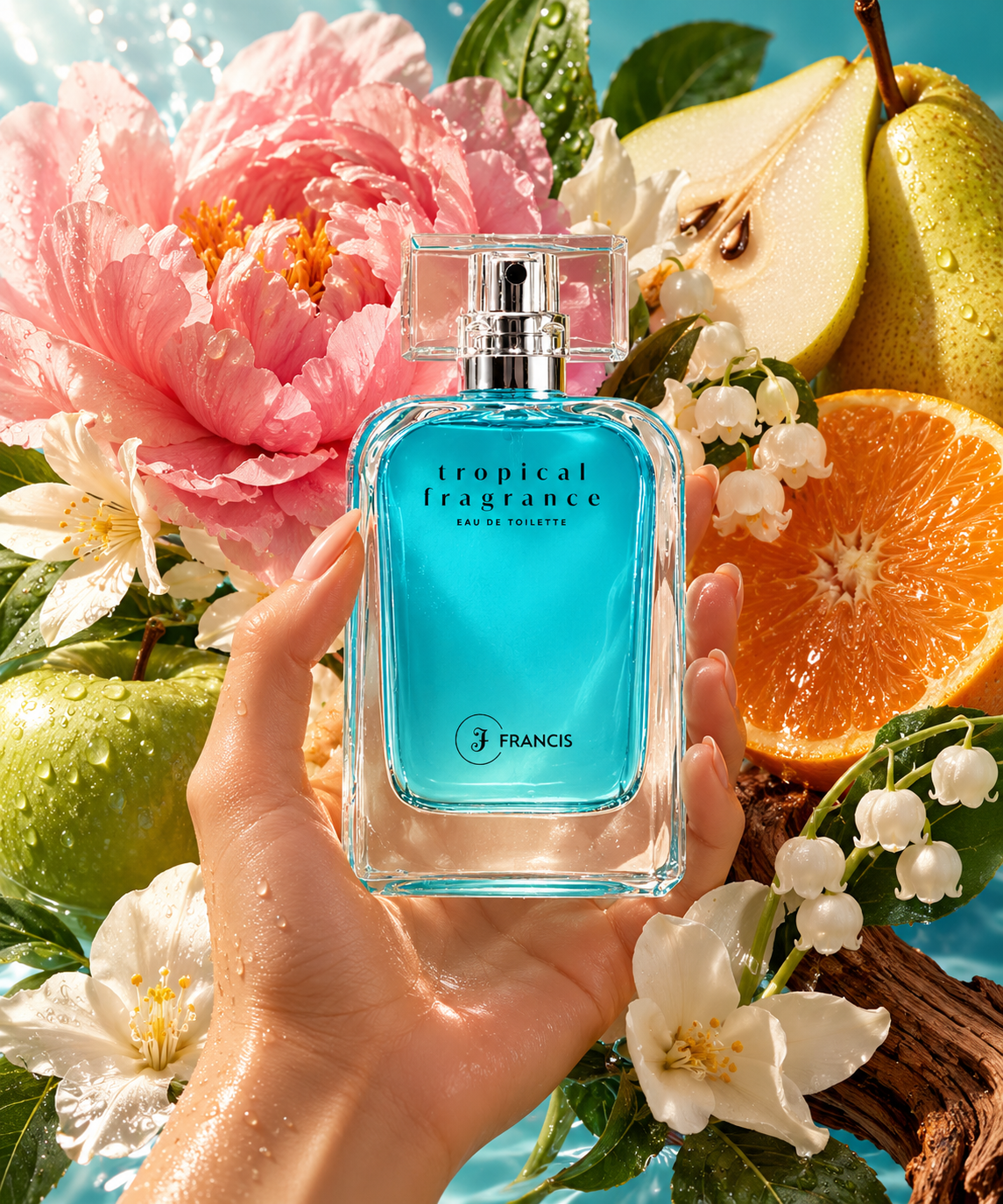 Kit Tropical EDT e Creme Hidratante Corporal Francis