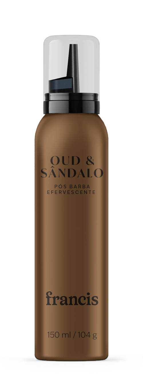 PÓS BARBA EFERVESCENTE OUD & SÂNDALO FRANCIS