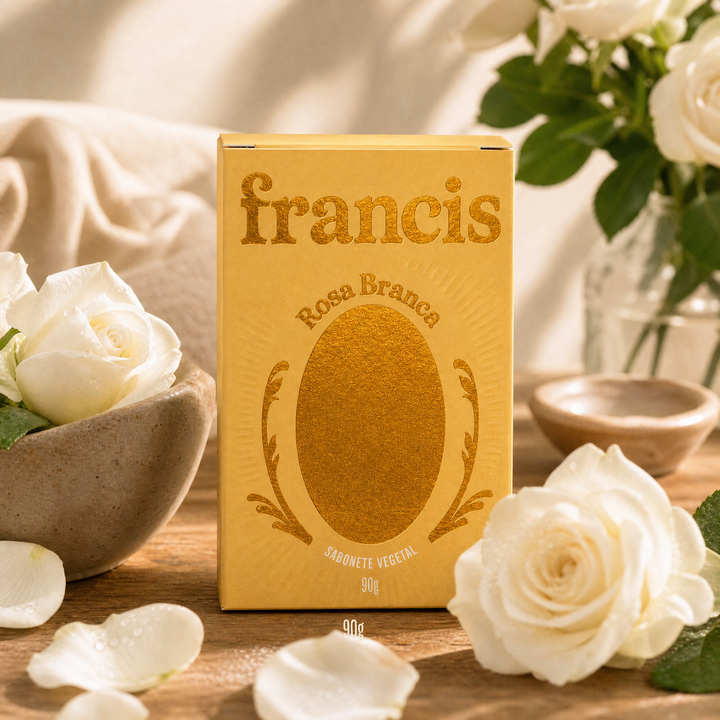 Sabonete em Barra Francis Clássico Rosa Branca 90g