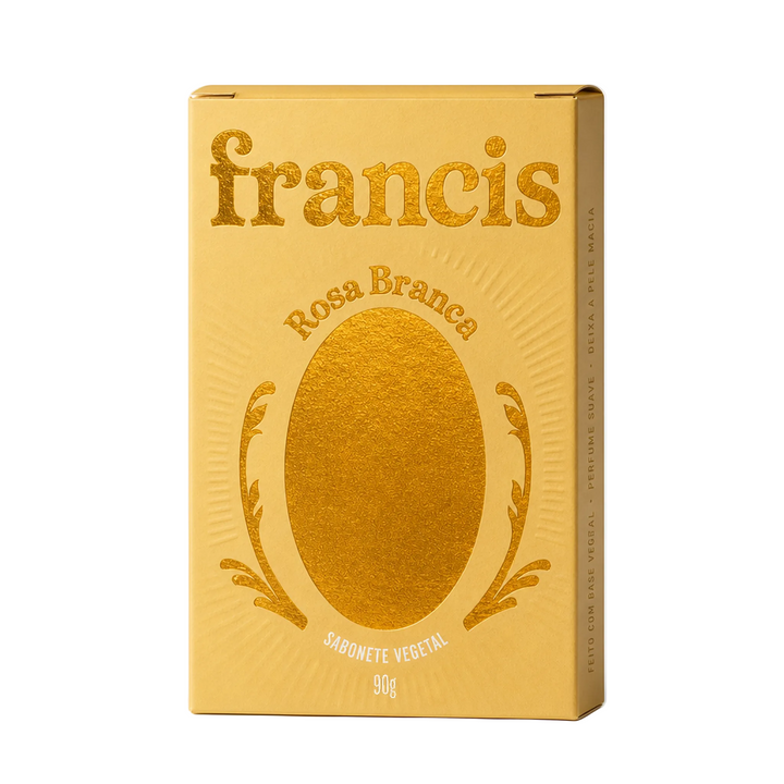 Sabonete em Barra Francis Clássico Rosa Branca 90g