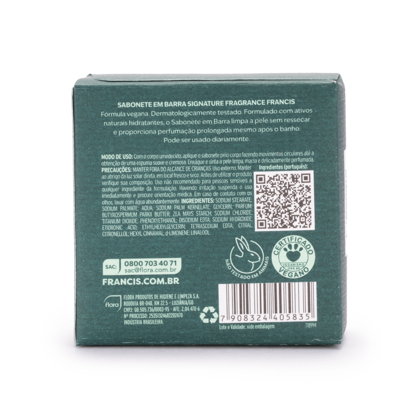 Sabonete Em Barra Francis Signature Fragrance 150 G