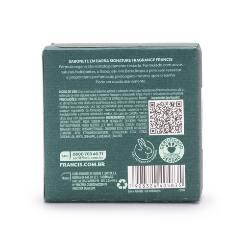 Sabonete Em Barra Francis Signature Fragrance 150 G
