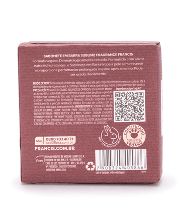 Sabonete Em Barra Francis Sublime Fragrance 150 G