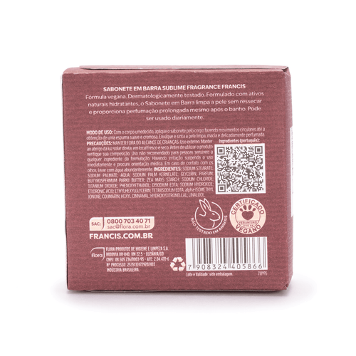 Sabonete Em Barra Francis Sublime Fragrance 150 G