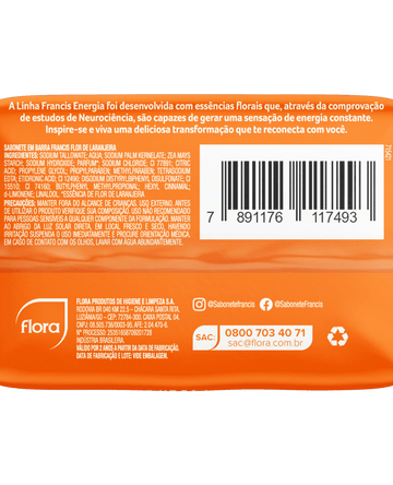 Sabonete Francis Energia Flor de Laranjeira 85g