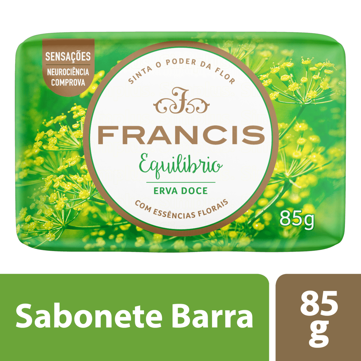 Sabonete Francis Equilíbrio Erva Doce  85g