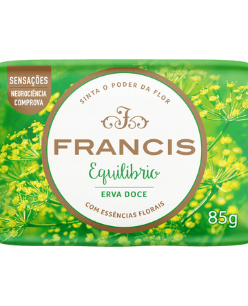 Sabonete Francis Equilíbrio Erva Doce  85g