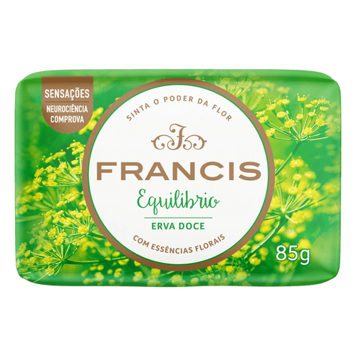 Sabonete Francis Equilíbrio Erva Doce  85g