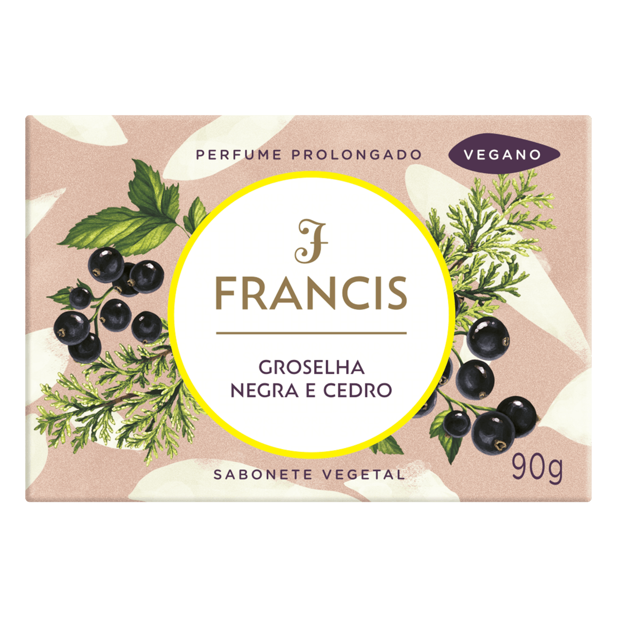 Sabonete Francis Groselha Negra & Cedro 90g