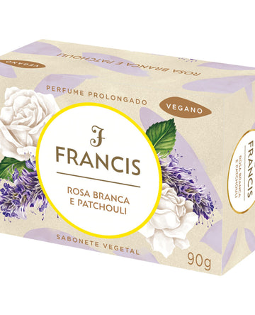 Sabonete Francis Rosa Branca & Patchouli 90g