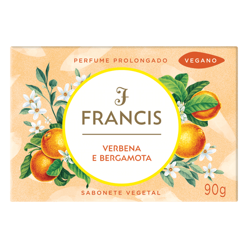 Kit Sabonete em Barra Francis Verbena e Bergamota 90g