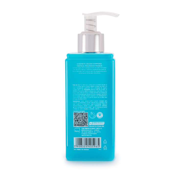 Sabonete Líquido Corporal Francis Tropical Fragrance 250ml