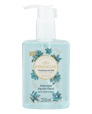 Sabonete Líquido Francis Orquídeas de Bali Pump 250ml