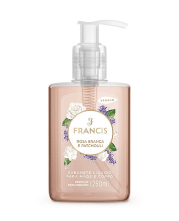 Sabonete Líquido Francis Rosa Branca & Patchouli Pump 250ml