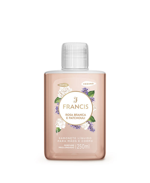 Sabonete Líquido Francis Rosa Branca & Patchouli Refil 250ml