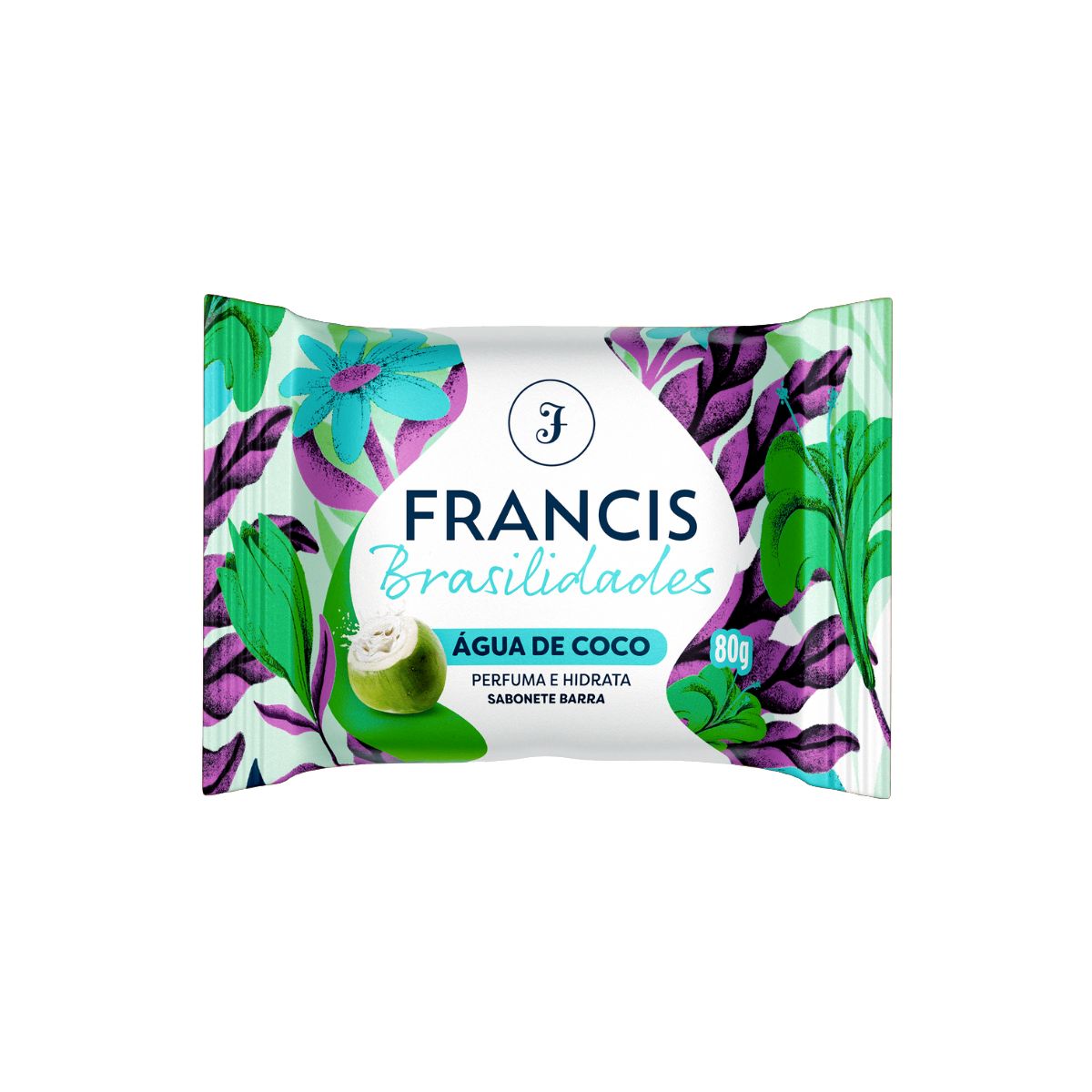 Sabonete em barra Francis Brasilidades Água de Coco 80g