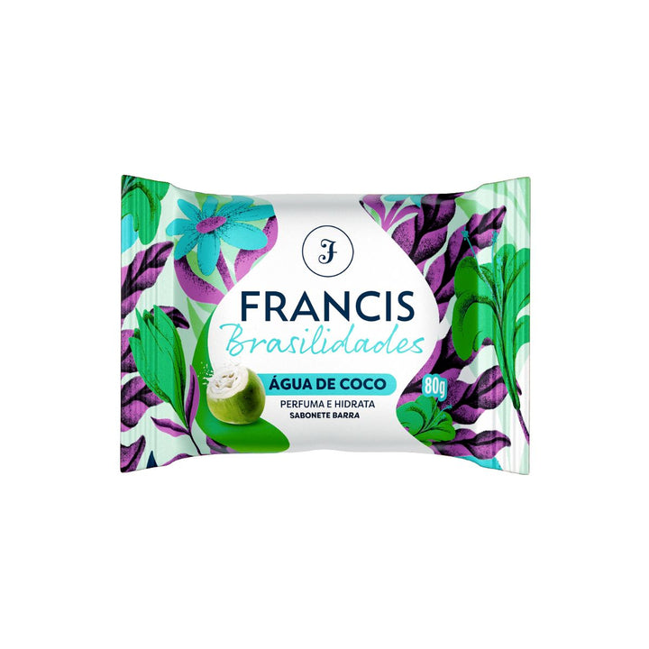 Sabonete em barra Francis Brasilidades Água de Coco 80g