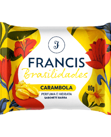 Sabonete em barra Francis Brasilidades Carambola 80g
