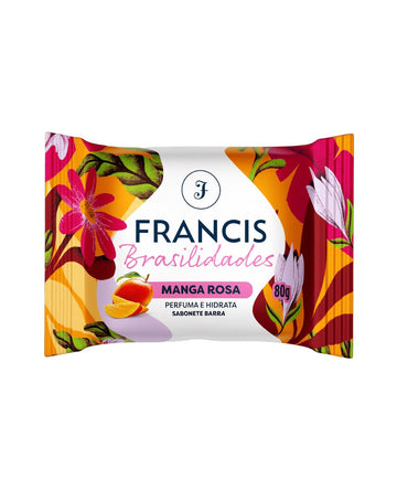 Sabonete em barra Francis Brasilidades Manga Rosa 80g