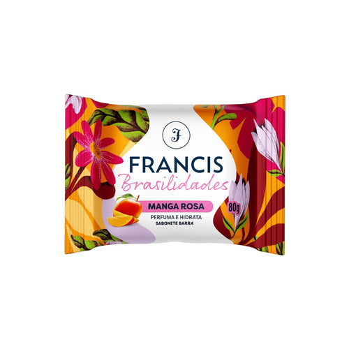Sabonete em barra Francis Brasilidades Manga Rosa 80g