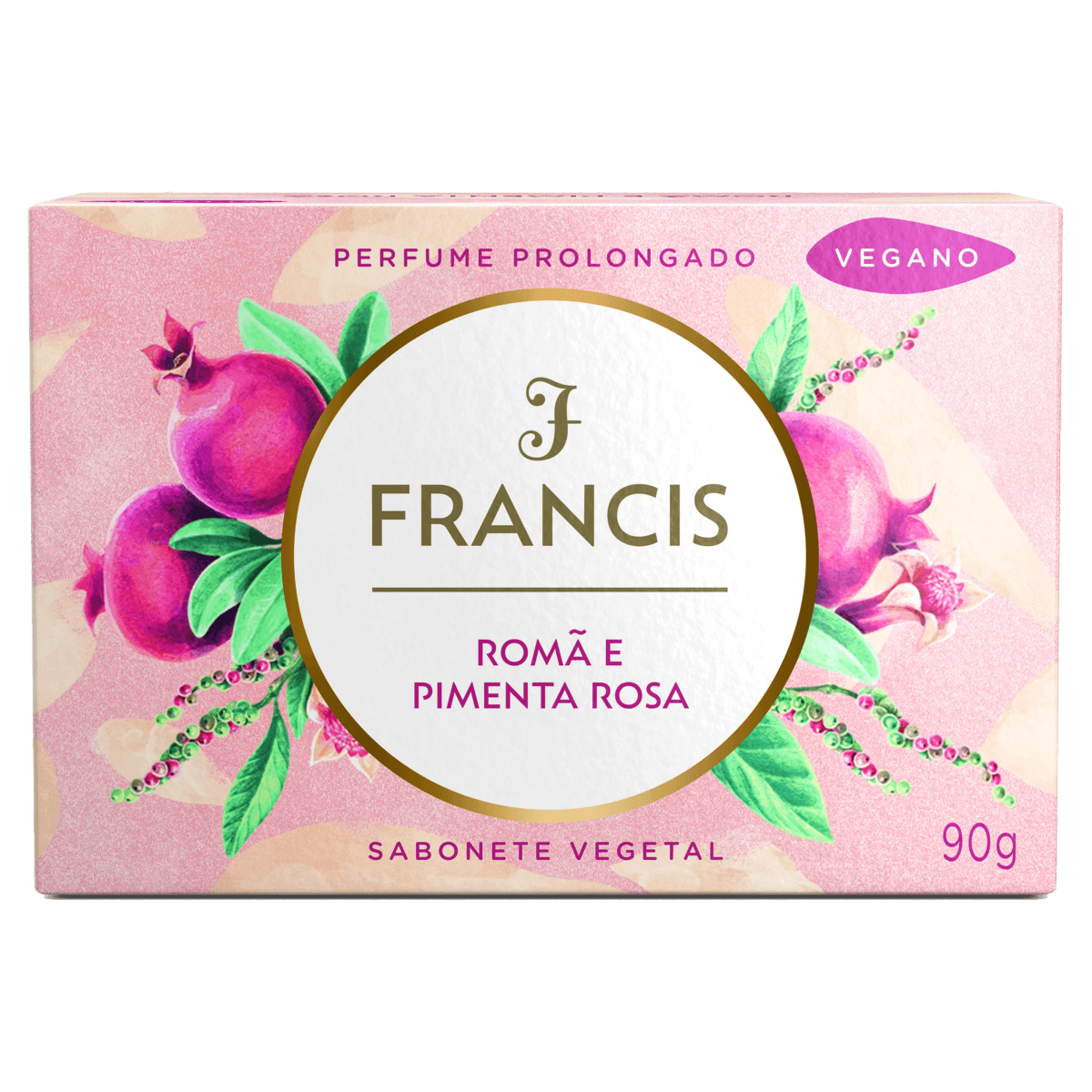 Kit Sabonete em Barra Francis Romã e Pimenta Rosa 90g