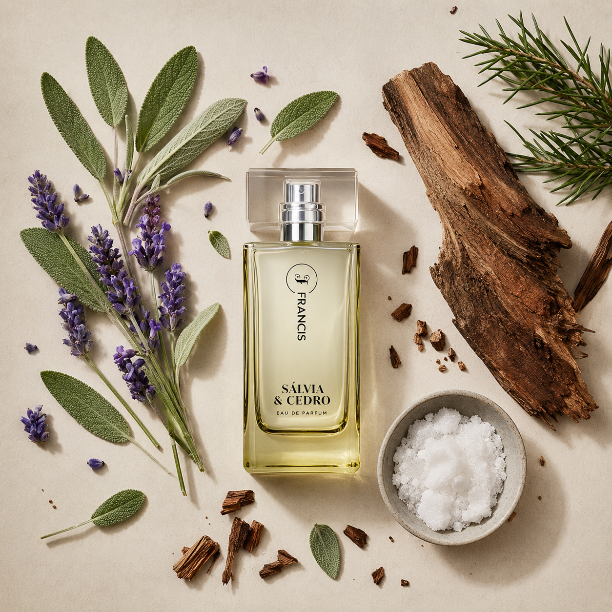 Eau De Parfum Francis Sálvia & Cedro 100ml