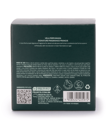 Vela Perfumada Francis Signature Fragrance G