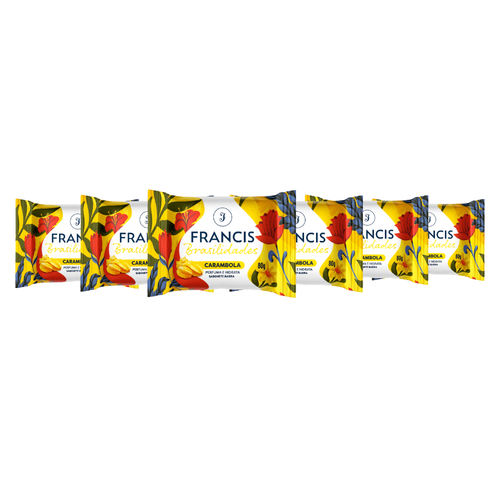 Kit Sabonete em barra Francis Brasilidades Carambola 80g