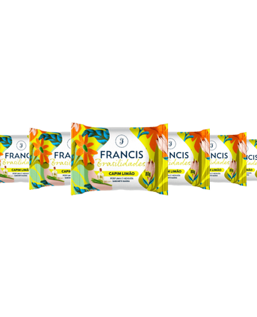 Kit Sabonete em barra Francis Brasilidades Capim Limão 80g