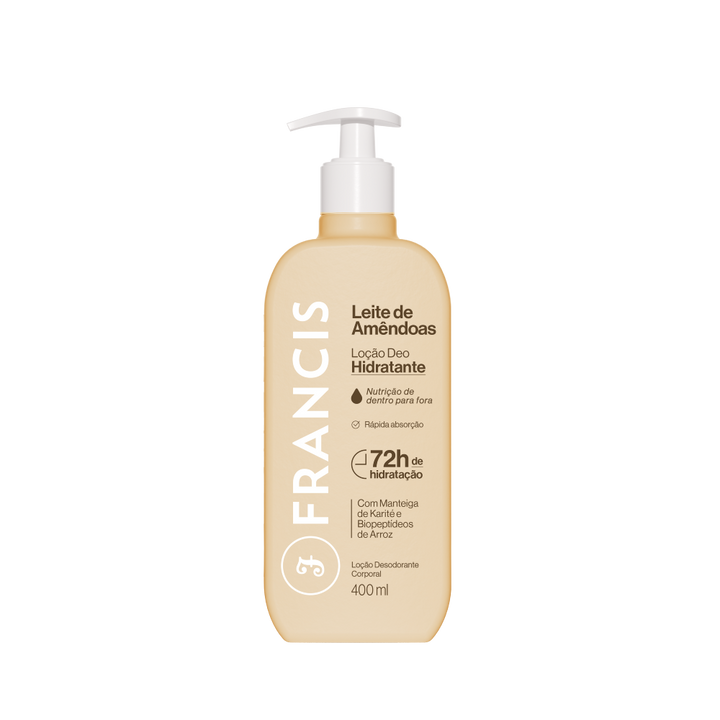 Loção Hidratante Leite De Amêndoas 400ml Francis